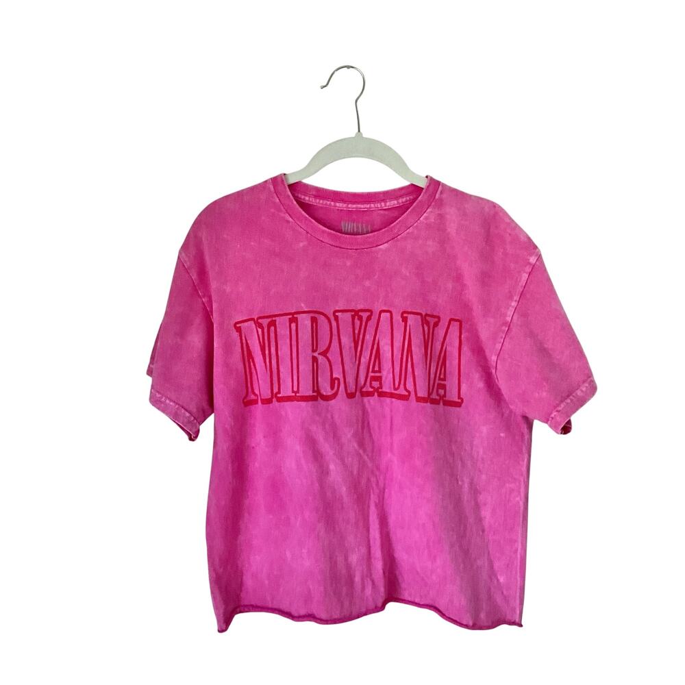 Hot Pink Nirvana In Utero T-Shirt: Grunge, 90s, Y2K, Modern
